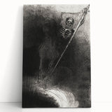 Gothic Wall Art | Dark Decor Style with Skeleton Rider Print