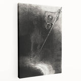 Gothic Wall Art | Dark Decor Style with Skeleton Rider Print