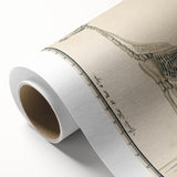 Medieval Gothic Canvas - Giraffe Skeleton Illustration Gothic Wall Art