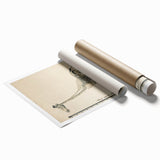 Medieval Gothic Canvas - Giraffe Skeleton Illustration Gothic Wall Art