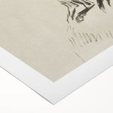 Dark Decor Style - Abstract Horse Gothic Medieval Canvas Wall Art