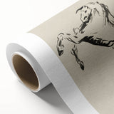 Dark Decor Style - Abstract Horse Gothic Medieval Canvas Wall Art