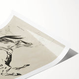 Dark Decor Style - Abstract Horse Gothic Medieval Canvas Wall Art