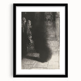 Gothic Church Shadow Art - Dark Decor for Medieval Aesthetic Spaces