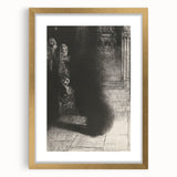Gothic Church Shadow Art - Dark Decor for Medieval Aesthetic Spaces