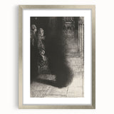 Gothic Church Shadow Art - Dark Decor for Medieval Aesthetic Spaces