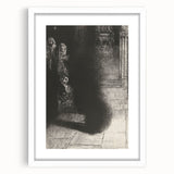 Gothic Church Shadow Art - Dark Decor for Medieval Aesthetic Spaces