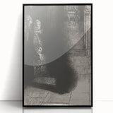 Gothic Church Shadow Art - Dark Decor for Medieval Aesthetic Spaces