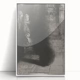 Gothic Church Shadow Art - Dark Decor for Medieval Aesthetic Spaces