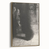 Gothic Church Shadow Art - Dark Decor for Medieval Aesthetic Spaces