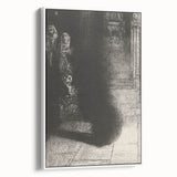 Gothic Church Shadow Art - Dark Decor for Medieval Aesthetic Spaces