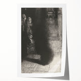 Gothic Church Shadow Art - Dark Decor for Medieval Aesthetic Spaces