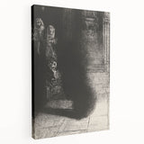 Gothic Church Shadow Art - Dark Decor for Medieval Aesthetic Spaces
