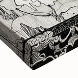 Dark Decor Style - Mysterious Owls Illustration on Gothic Canvas Print