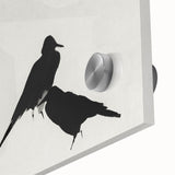 Gothic Artworks - Dark Decor Style Raven Silhouettes for Gothic Wall Art