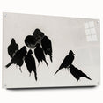 Gothic Artworks - Dark Decor Style Raven Silhouettes for Gothic Wall Art