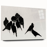 Gothic Artworks - Dark Decor Style Raven Silhouettes for Gothic Wall Art