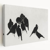 Gothic Artworks - Dark Decor Style Raven Silhouettes for Gothic Wall Art