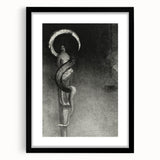 Eerie Gothic Serpent Art - Dark Decor for Mysterious Gothic Spaces