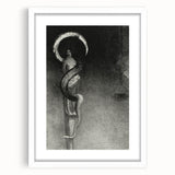 Eerie Gothic Serpent Art - Dark Decor for Mysterious Gothic Spaces