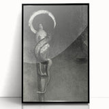 Eerie Gothic Serpent Art - Dark Decor for Mysterious Gothic Spaces