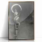 Eerie Gothic Serpent Art - Dark Decor for Mysterious Gothic Spaces