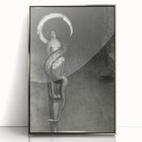 Eerie Gothic Serpent Art - Dark Decor for Mysterious Gothic Spaces