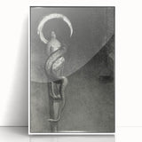 Eerie Gothic Serpent Art - Dark Decor for Mysterious Gothic Spaces