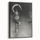 Eerie Gothic Serpent Art - Dark Decor for Mysterious Gothic Spaces