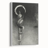 Eerie Gothic Serpent Art - Dark Decor for Mysterious Gothic Spaces