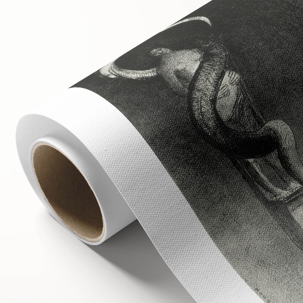 Eerie Gothic Serpent Art - Dark Decor for Mysterious Gothic Spaces