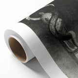 Eerie Gothic Serpent Art - Dark Decor for Mysterious Gothic Spaces