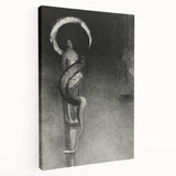 Eerie Gothic Serpent Art - Dark Decor for Mysterious Gothic Spaces