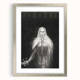 Dark Knight Gothic Canvas – Mysterious Warrior Gothic Wall Art Decor