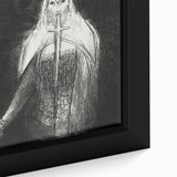 Dark Knight Gothic Canvas – Mysterious Warrior Gothic Wall Art Decor