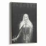 Dark Knight Gothic Canvas – Mysterious Warrior Gothic Wall Art Decor