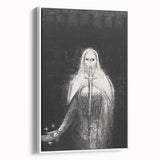 Dark Knight Gothic Canvas – Mysterious Warrior Gothic Wall Art Decor