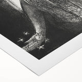 Dark Knight Gothic Canvas – Mysterious Warrior Gothic Wall Art Decor