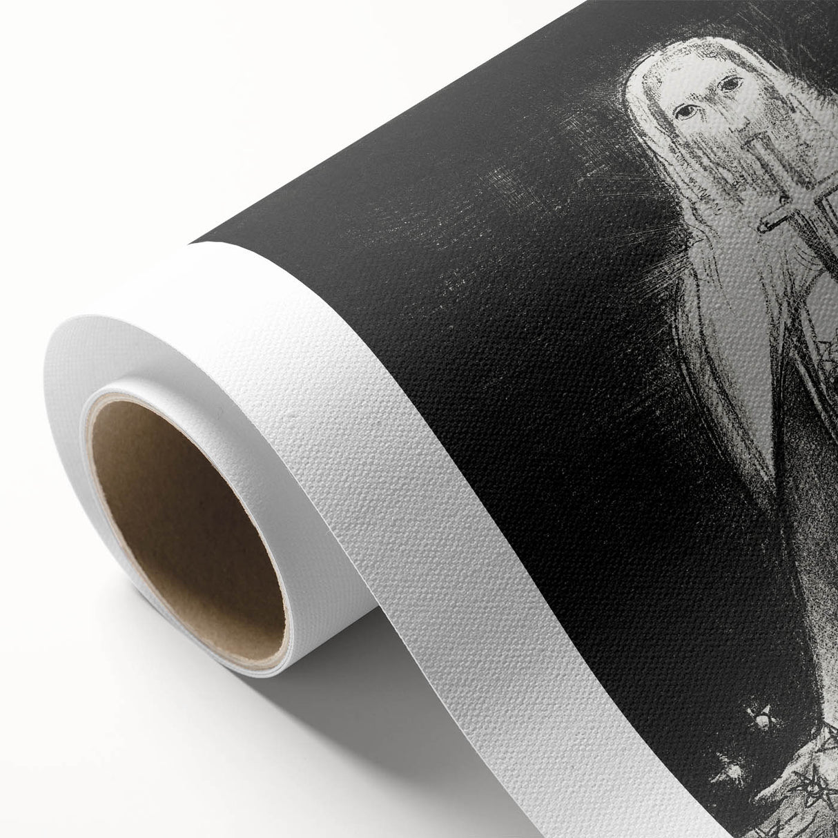 Dark Knight Gothic Canvas – Mysterious Warrior Gothic Wall Art Decor