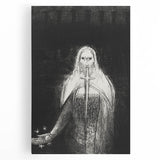 Dark Knight Gothic Canvas – Mysterious Warrior Gothic Wall Art Decor