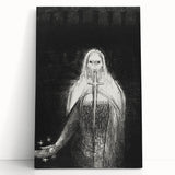 Dark Knight Gothic Canvas – Mysterious Warrior Gothic Wall Art Decor