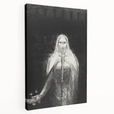 Dark Knight Gothic Canvas – Mysterious Warrior Gothic Wall Art Decor