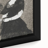 Victorian Lady with Fan Print - Gothic Portrait Wall Art Decor