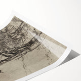 Forest Silhouette Etching - Mysterious Gothic Nature Wall Art Decor