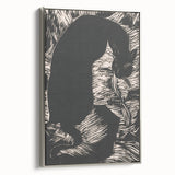 Black Cat Silhouette Print - Mysterious Gothic Wall Art Decor