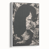 Black Cat Silhouette Print - Mysterious Gothic Wall Art Decor