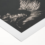 Black Cat Silhouette Print - Mysterious Gothic Wall Art Decor