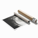 Celestial Goddess Gothic Canvas – Mystical Figure Gothic Wall Art Decor