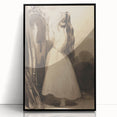 Victorian Gothic Lady Print - Mysterious Reflection - Gothic Wall Art