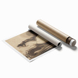 Victorian Gothic Lady Print - Mysterious Reflection - Gothic Wall Art